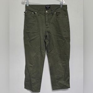 Polo Ralph Lauren Jeans Co Sz 8 Chino Relaxed Cropped Pants 9ps Vintage